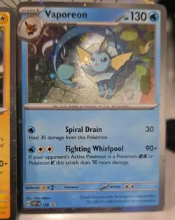 3 x Promos From Prismatic Evolutions Poster Collection. flareon vaporeon jolteon - Image 4