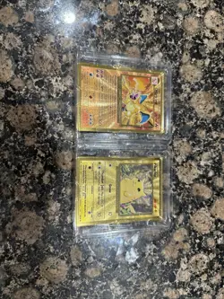 Pokemon Celebrations Set of Gold MetalCards (Charizard 4/102, Pikachu 58/102) - Image 1