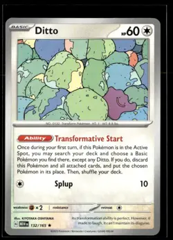 2023 Scarlet & Violet Series - Scarlet & Violet - 151 (Non Holo Exclusive) Ditto - Image 1