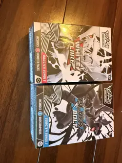 Pokemon TCG: Black Bolt and White Flare Booster Bundle In Hand - Image 4