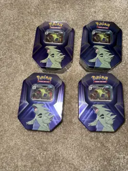 Lot of (4) Triple Whammy (Tyranitar] Pokemon Tins Brand New Sealed - Image 1