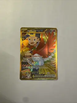 Pokemon TCG Ethan's Ho-Oh EX Gold Holo Card 239/182 Sv10: Destined Rivals - Image 1
