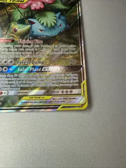 Pokemon TCG Venasaur And Snivy GX Tag Team SM229 Black Star - Image 4