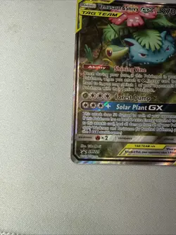 Pokemon TCG Venasaur And Snivy GX Tag Team SM229 Black Star - Image 5