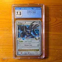 Dialga G LV.X 2009 Pokemon Platinum 122/127 Holo Graded Near Mint CGC 7.5 - Image 1