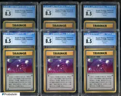 Lot of (6) 1998 Pokemon CD Promo Glossy Super Energy Retriveval Japanese CGC 8.5 - Image 1