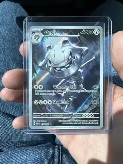 Steelix 150/132 Illustration Rare Pokemon Mega Evolution English NM - Image 2