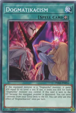 Yugioh Dogmatikacism PHRA-EN054 Common NM x3 Play Set - Image 1