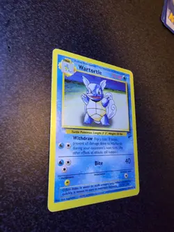 Pokemon TCG Wartortle Card 63/130 Base Set 2, Regular Uncommon - Image 2