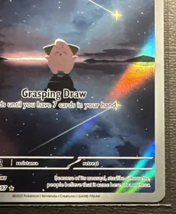 Cleffa Pokemon Trading Card SV2 202/197 AR Scarlet & Violet Obsidian Flames NM - Image 5