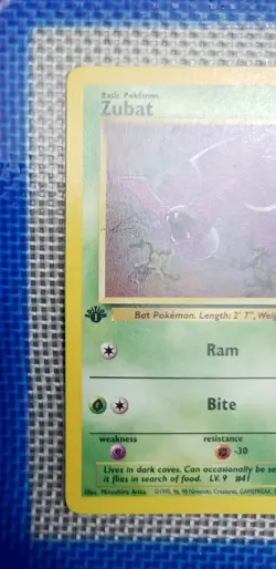 Pokemon TCG Zubat 70/82 Team Rocket Regular 1st Edition Card - Image 3