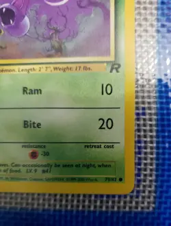 Pokemon TCG Zubat 70/82 Team Rocket Regular 1st Edition Card - Image 5