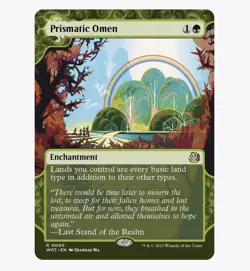 Prismatic Omen -Wilds of Eldraine: Enchanting Tales (WOT) MTG #60 | Regular Card - Image 1