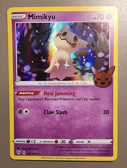 Mimikyu Trick or Trade 2022 ■ 081/189 Holo Rare ■ Pokemon Card Near Mint - Image 1
