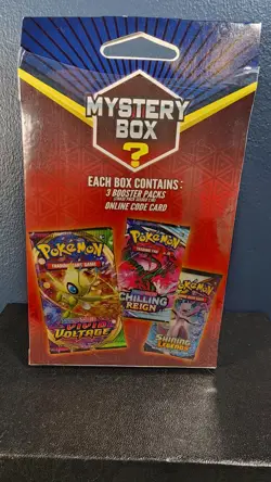 2022 Walmart Pokemon Mystery Hanger Factory Sealed, contains 3 11 Card Packs 728192536908 - Image 2