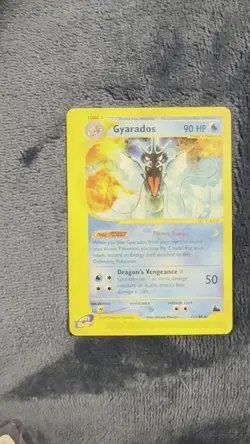 Gyarados - Pokemon Skyridge Trading Card #11/144 2003 - Rare - TCG - Image 2