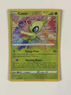 Celebi 009/185 Amazing Rare Vivid Voltage Pokemon Card Near Mint - Image 1