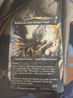 Sephiroth, Fabled Soldier Final Fantasy MTG Non-Foil Card 0317 Borderless - Image 2