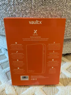 Vault X 4-Pocket Trading Card Zip Binder Exo-Tec - Just Orange - Image 2