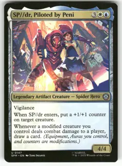 SP//DR, PILOTED BY PENI #147 (UNCOMMON) MTG MARVEL'S SPIDER-MAN - Image 1