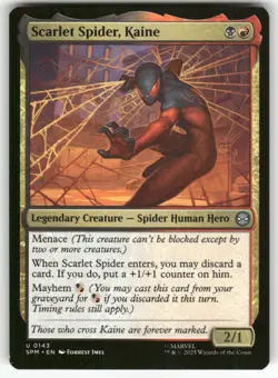 SCARLET SPIDER, KAINE #143 (COMMON) MTG MARVEL'S SPIDER-MAN - Image 1
