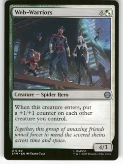 WEB-WARRIORS #159 (UNCOMMON) MTG MARVEL'S SPIDER-MAN - Image 1
