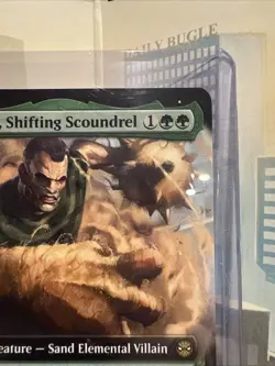 Sandman, Shifting Scoundrel (Extended Art) 0266 - Marvel's Spider-Man MTG - NM/M - Image 4