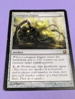 MTG Magic: Scars of Mirrodin: Contagion Engine #145/249 Rare - MP - Image 1