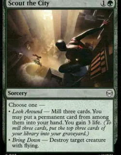 MTG Magic the Gathering Spider-Man Common Base 113 Scout the City - Image 1