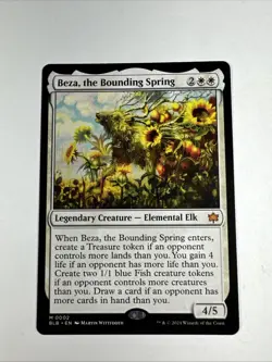 MTG - Beza, the Bounding Spring - Mythic Regular #2 NM/MINT Bloomburrow - Image 1