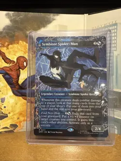 Symbiote Spider-Man (Borderless) Marvel's Spider-Man MTG Magic - Image 1
