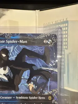 Symbiote Spider-Man (Borderless) Marvel's Spider-Man MTG Magic - Image 4