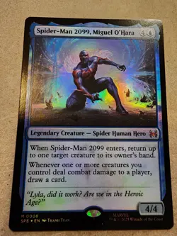Spider-Man 2099, Miguel O'Hara - Foil Marvel's Spider-Man - Mtg - Image 1