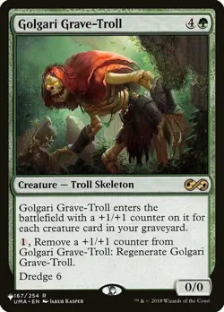Golgari Grave-Troll - The List Light Play, English Magic the Gathering MTG The L - Image 1