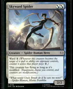 MTG Magic the Gathering Spider-Man Common Base 146 Skyward Spider - Image 1