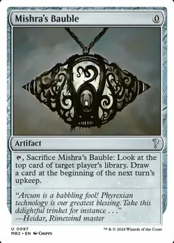 Mishra's Bauble - White Border Light Play, English Magic the Gathering MTG The L - Image 1