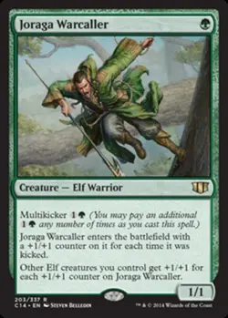 Joraga Warcaller Light Play, English Magic the Gathering MTG Commander 2014 - Image 1