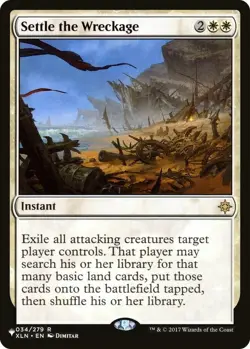 Settle the Wreckage - The List Light Play, English Magic the Gathering MTG The L - Image 1