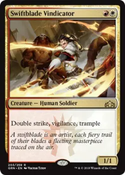 Swiftblade Vindicator Light Play, English Magic the Gathering MTG Guilds of Ravn - Image 1