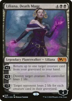 Liliana, Death Mage - The List Light Play, English Magic the Gathering MTG The L - Image 1
