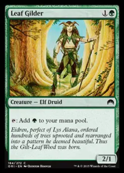 Leaf Gilder Light Play, English Magic the Gathering MTG Origins - Image 1