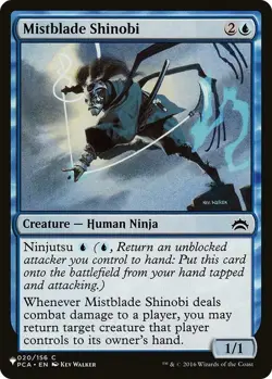 Mistblade Shinobi - The List Light Play, English Magic the Gathering MTG The Lis - Image 1