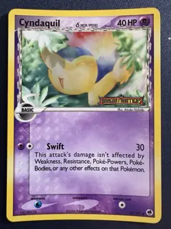 Cyndaquil (Delta Species) 45/101 Pokemon 2006 Dragon Frontiers Reverse Holo MP - Image 1