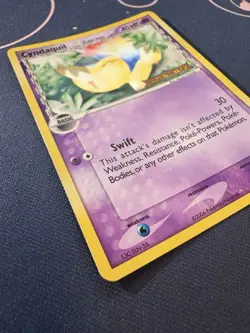 Cyndaquil (Delta Species) 45/101 Pokemon 2006 Dragon Frontiers Reverse Holo MP - Image 4