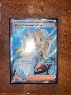 Lillie's Determination SR 169/132 Mega Evolution Pokemon TCG Near Mint NM - Image 1
