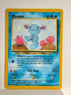 Pokemon Tcg Wooper 71/75 Neo Discovery (LP) - Image 1