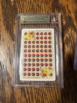 Pokemon Stadium Yellow Pidgey Jack of Spades Playing Cards Beckett 9.5 Gem mint - Image 3