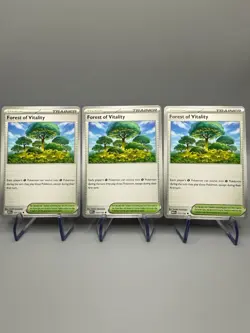 Forest Of Vitality # 117/132 x3 Mega Evolution Pokemon TCG NM *ready to ship* - Image 1