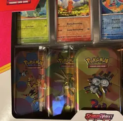 2 Sets - Pokemon Scarlet & Violet 151 (5 Pack) Mini Tins w/4 Promo Costco Bundle - Image 2