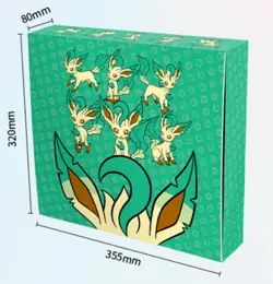Pokemon Simplified Chinese 2023 Exclusive Eevee GX Sealed Gift Box Leafeon Green - Image 3